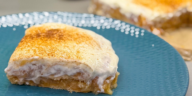 Nepečené jablečné řezy