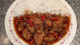 Sladkokyselé kuře z Hradce