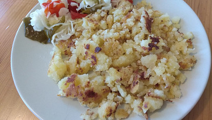 Šmorn - bramborový trhanec