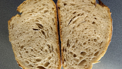 Světlý kvasový chléb