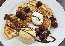 Vafle z litého těsta