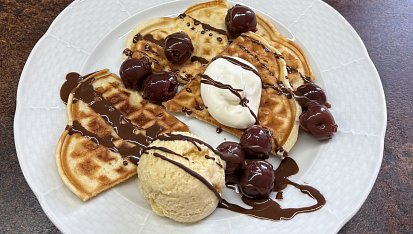 Vafle z litého těsta