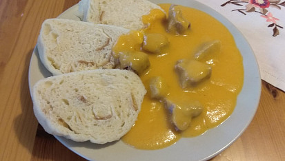 Vepřová plec na halali