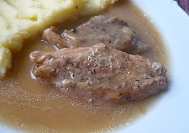 Vepřové plátky na špeku a česneku