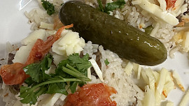 Rizoto z pečeného masa