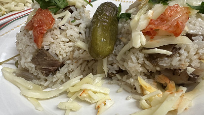 Rizoto z pečeného masa, Rizoto z pečeného masa ♥️