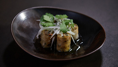 Smažené závitky podle Khanha Taa