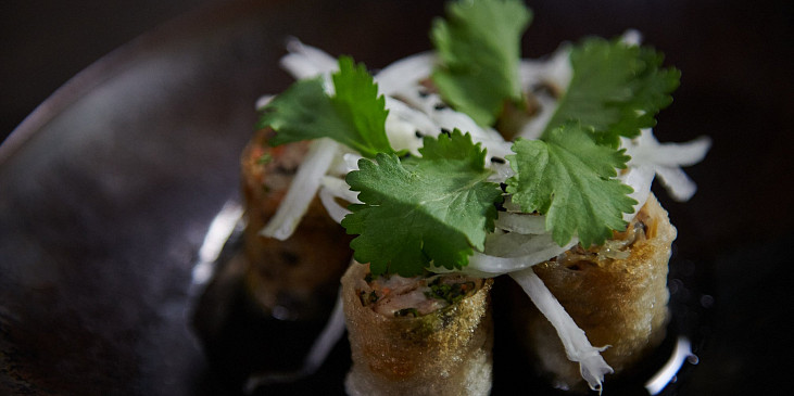 Smažené závitky podle Khanha Taa