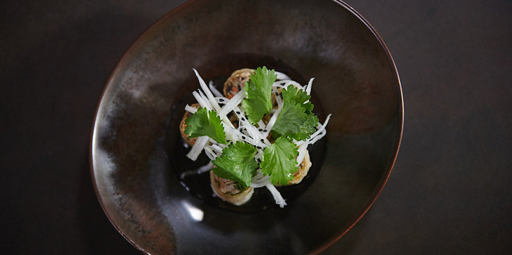 Smažené závitky podle Khanha Taa