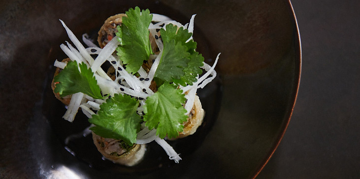 Smažené závitky podle Khanha Taa