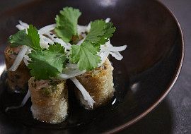 Smažené závitky podle Khanha Taa