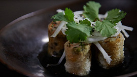 Smažené závitky podle Khanha Taa