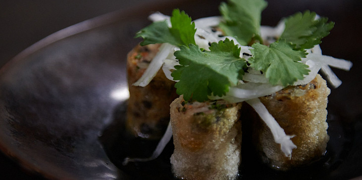 Smažené závitky podle Khanha Taa