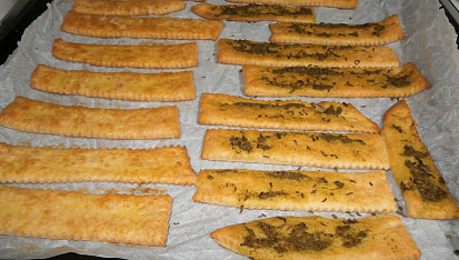 Tyčinky z bílého jogurtu