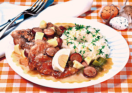 Znojemská omáčka s krůtím masem