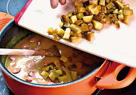 Znojemská omáčka s krůtím masem