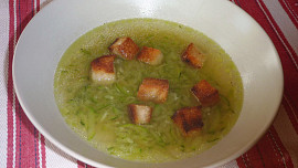 Cuketová polévka (vegan)