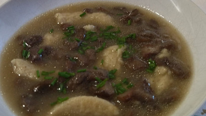 Jednoduchá houbovka, Pridala som aj krupicové halušky