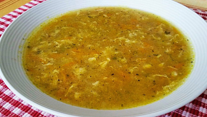 Zeleninová polévka s kapáním