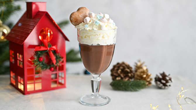 Krémová horká čokoláda