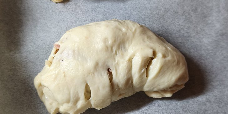 Nadýchané plněné rohlíčky