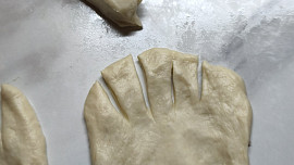 Nadýchané plněné rohlíčky