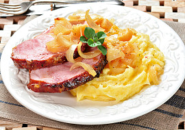 Uzené maso pečené na medu