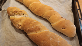 Ždímaný ořechový chléb