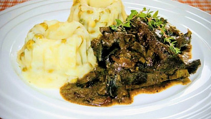 Kuřecí játra na rozmarýnu