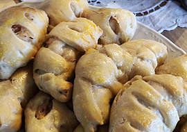 Nadýchané plněné rohlíčky