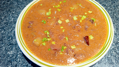 Zelňačka z uzených žeber