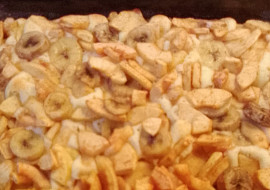 Jablkovník s banány (Teplá, ještě nepolitá)