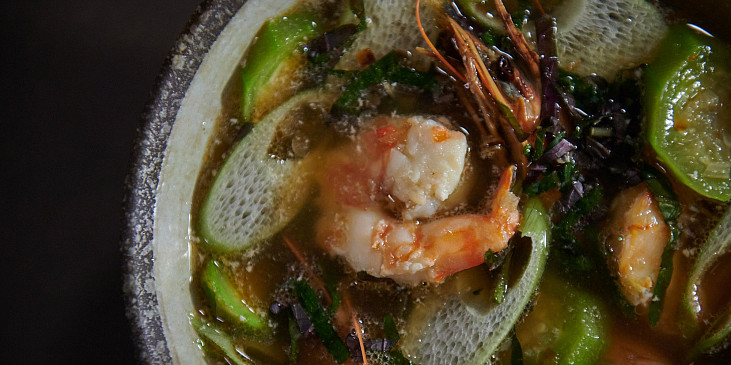 Polévka z krevet podle Khanha Taa