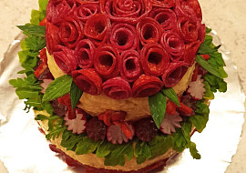 Slaný dort - patrový