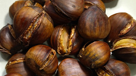 Jedlé kaštany pečené