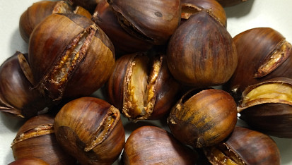 Jedlé kaštany pečené