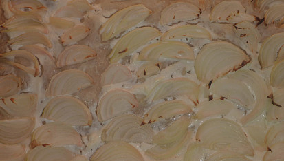 Jednoduchý cibulový koláč