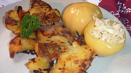 Pečené bramborové křupánky