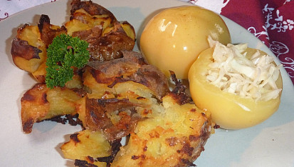 Pečené bramborové křupánky