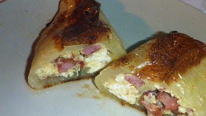 Plněné papriky se sýrem