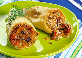 Turecké papriky s rýží