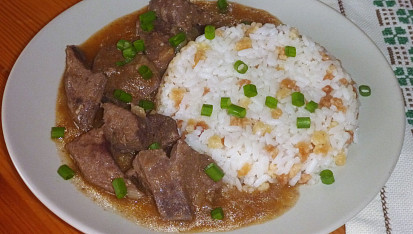 Vepřová játra na slanině