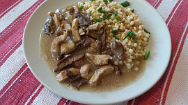 Vepřové na houbách