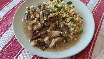 Vepřové na houbách