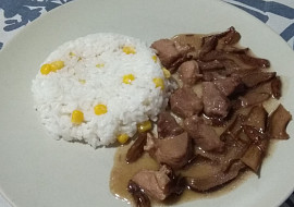 Vepřové na houbách