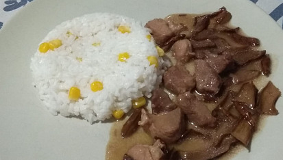 Vepřové na houbách