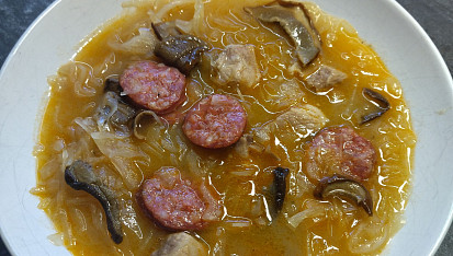 Zelňačka s houbami