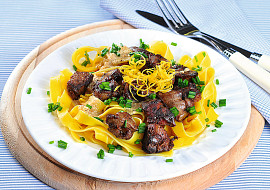 Citronovo-česneková drůbeží játra