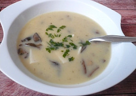 Houbová polévka s nudlemi