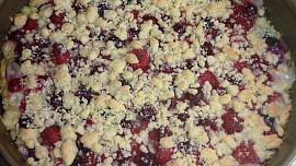 Hrníčkový ovocný koláč